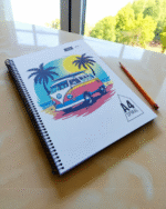 A4 Spiral Notebook Single Line 500 Page 60 GSM BILT Paper