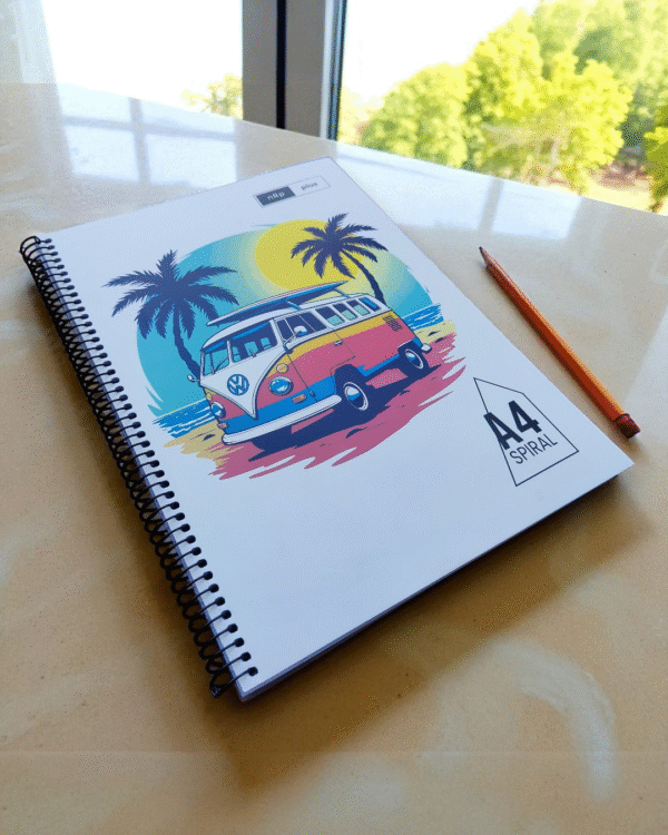 A4 Spiral Notebook Single Line 500 Page 60 GSM BILT Paper