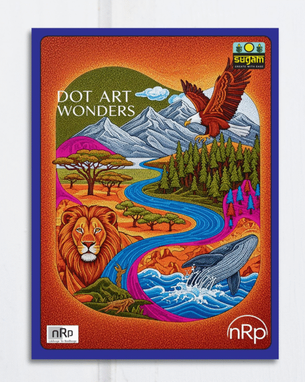 nRp Sugam 18x24 Book Size Notebook Single Line 120 Pages