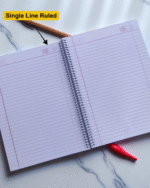 nRp VidyaVeer SE A4 Spiral Notebook | 54 GSM Premium Paper | 250 GSM Laminated Cover