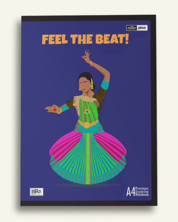 nRp A4 Notebook Single Line NEON Cover 112 Pages