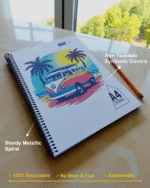 A4 Spiral Notebook Single Line 500 Page 60 GSM BILT Paper