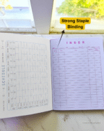 nRp Brown Notebook Book-Size Notebook Single Line 172 Pages