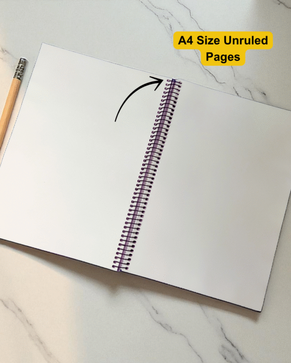 nRp Youth A4 Spiral Notebook | 70 GSM Premium Paper | 450 GSM Laminated Cover | Ruled & Unruled Options