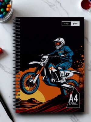 A4 Spiral Notebook Single Line 500 Page 60 GSM BILT Paper