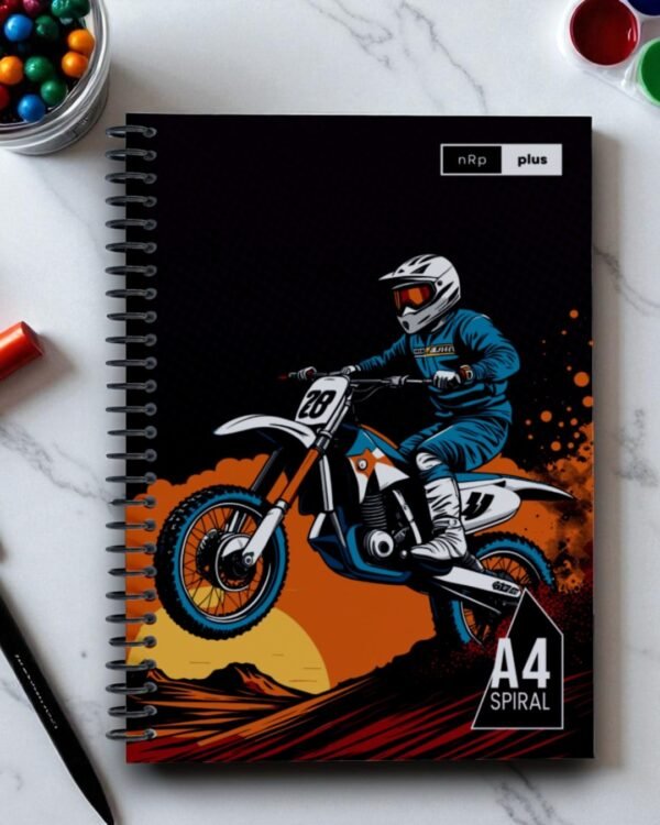 A4 Spiral Notebook Single Line 500 Page 60 GSM BILT Paper