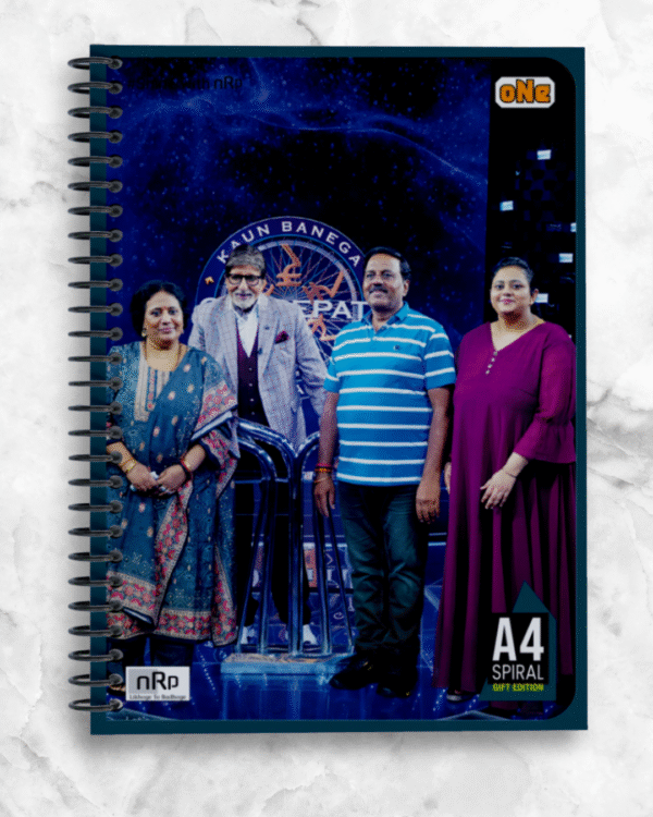 Customized A4 Spiral Notebooks Pack of 6 Notebooks